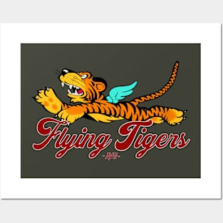 AVG Flying Tigers - Tiger Logo Posters and Art